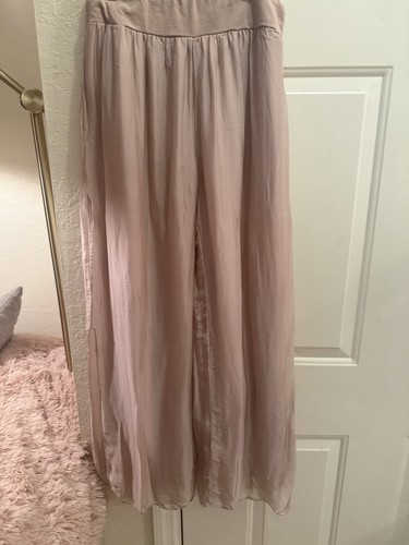 Tempo Paris Silk Pants Blush Large