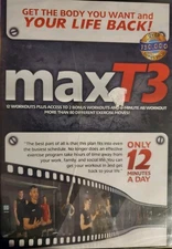 Maxt3: Get your Life Back! [DVD] 2-discs 12 Workouts Fitness Max T3 Exercise
