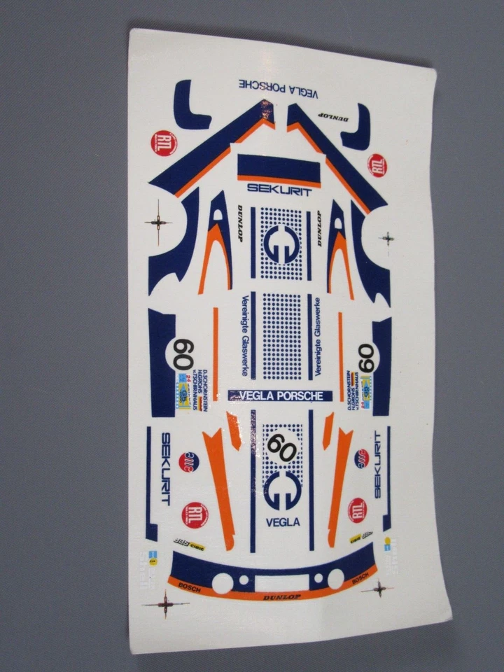 Decal 1/43 Porsche 935/2 Gr.5 #60 Vegla Le Mans 1982 Planche Décalcomanies A935 - Photo 4/4