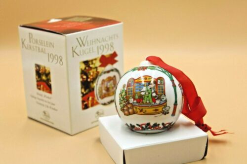 Bola de Navidad Hutschenreuther 1998 - tienda diseño Ole Winther rareza - Imagen 1 de 4