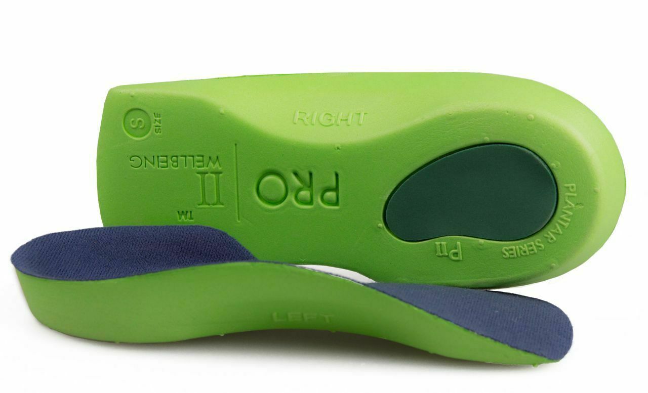 Pro 11 wellbeing 3/4 orthotic insoles fallen arches over pronation slim fit eBay