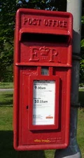 Photo 6x4 Close up, Elizabeth II postbox, Moorhouse Postbox No. CA5 63. c2016