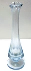 Vintage Fenton Art Glass Bud Vase Velva Blue # 9056 Stretch Glass 7 3/4" T #2
