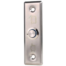 Stainless Steel Door Exit Push Button with LED NO/NC/COM for Access Control