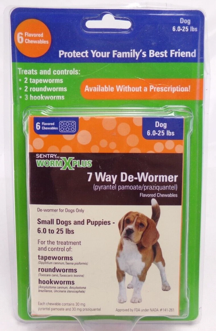 Sentry worm x plus 7 best sale way dewormer small dogs