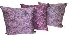 SET 3 CUSCINI COMPLETI ARREDO PER DIVANO ETRO PAISLEY CLASSICI ELEGANTI 42X42