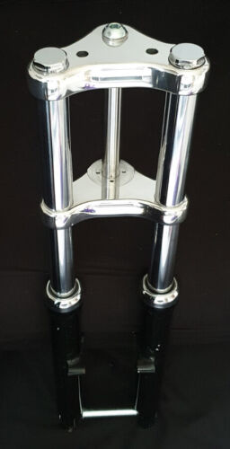 Ultra Narrow Triple Trees Ø39mm Chopper Harley Triumph Yamaha Sportster Dyna - Picture 4 of 17