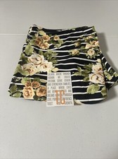 TC Tall And Curvy Lularoe Leggings Gorgeous Multicolor Floral Stripes NWOT New