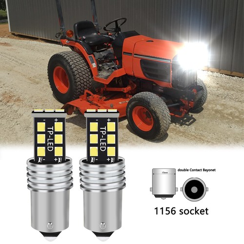 2 6000K LED light bulbs for Kubota B7500 B7610 B7800, PN 6659155630