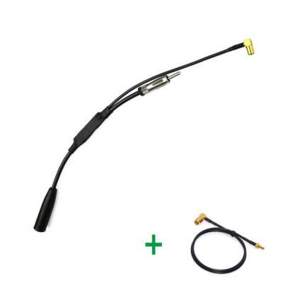 DAB Antenna Splitter Adapter SMB Car Radio Active + SMB Plug to SMA Male Cable