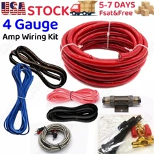 4 Gauge Car Audio Cable Kit Amplifier Install Amp RCA Subwoofer Sub Wiring 2300W