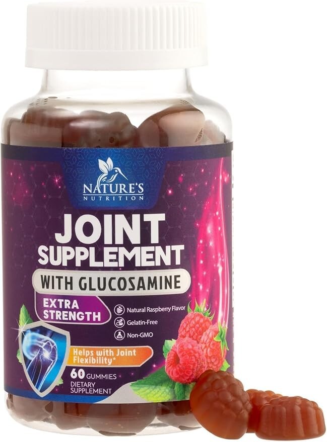 Joint Support Gummies Glucosamine Plus Vitamin E - Nature's Joint Health Support
