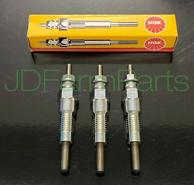 (3) HINOMOTO E1802 E1804 E2002 E2004 E2302 E2304 TRACTOR NGK GLOW PLUG PLUGS
