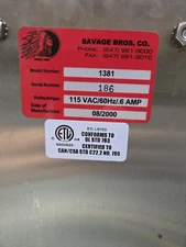 Savage Bros.  Fill Matic 1381
