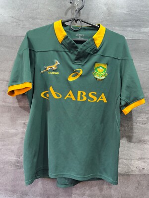 South Africa Rugby Jersey 南アフリカ代表 South Africa Home Rugby Shirt 2014/2015 Asics Jersey Springboks