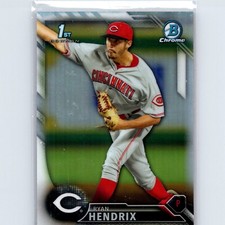 2016 Topps Bowman Ryan Hendrix 1st BDC-56 Refractor Cincinnati Reds