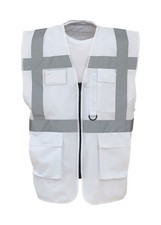 Yoko Multi Functional Executive Hi-vis Waistcoat Safety Work Zipped Hi Viz Vest