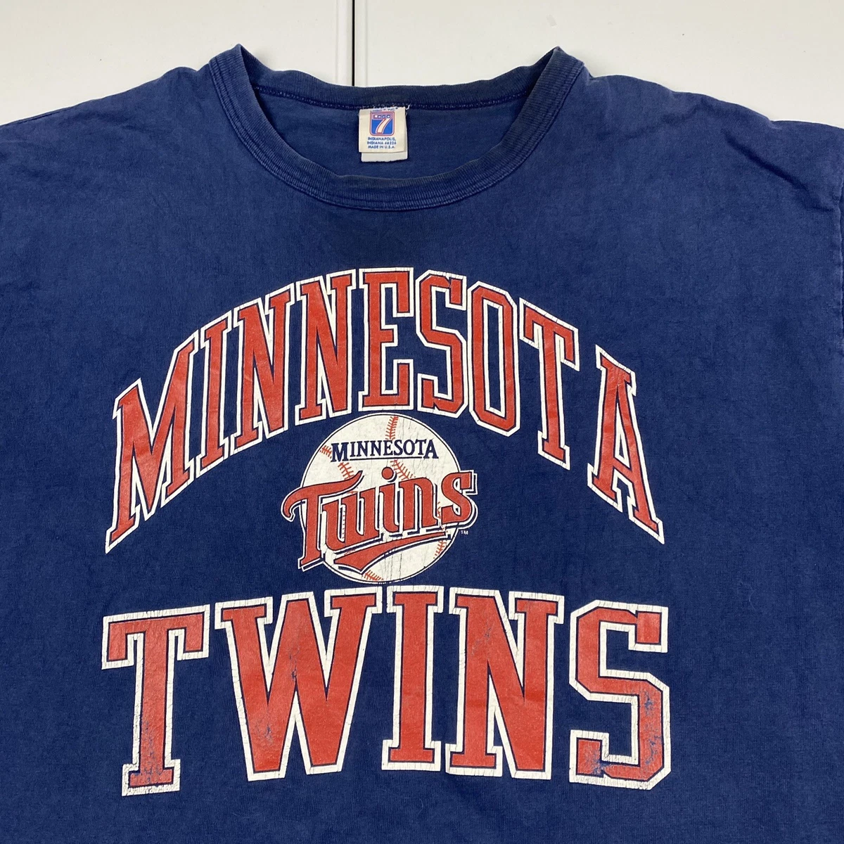 80s Vintage Minnesota Twins Mlb Baseball T-shirt SMALL 