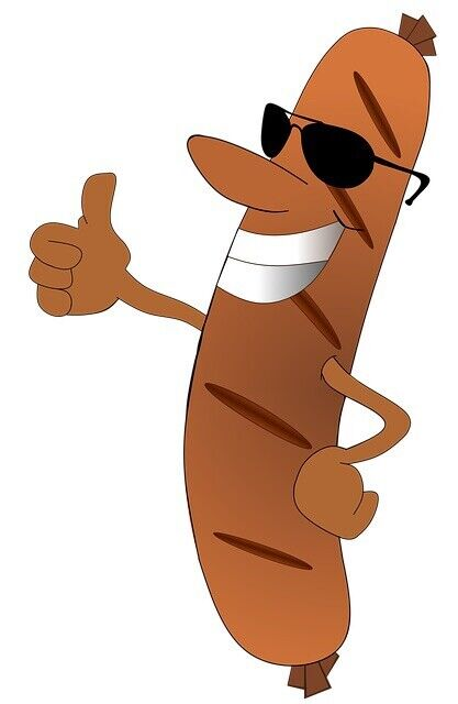Sausage Sticker Decal