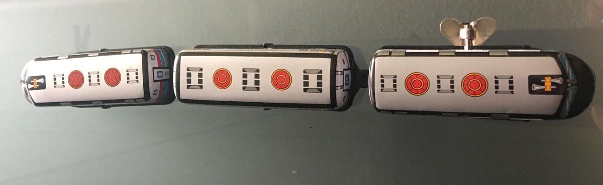 AMTRAK WIND UP EXPRESS TRAIN Y JAPAN TIN & PLASTIC WORKS IN AMTRAK WIND UP EXPRESS TRAIN Y JAPAN TIN & PLASTIC WORKS IN