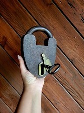 Antique 1780s British Extra Large Heavy Iron ...