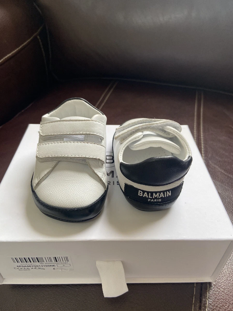 Baby boy Balmain Shoes. Only Been Worn Once For Few Hours . With