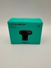 Logitech C270 HD Webcam with Built-In Mic for...