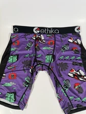 Purple Ethika With Cool Design Size Large