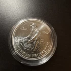 Vintage 1987 Engelhard American Prospector - 1 oz .999 Fine Silver Round