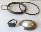 LOT Vintage Estate STERLING SILVER JEWELRY Bracelets Ring BROOCH 38 Grams