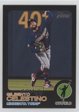 2022 Topps Heritage High Number Black Bordered /50 Gilberto Celestino #630 3q7