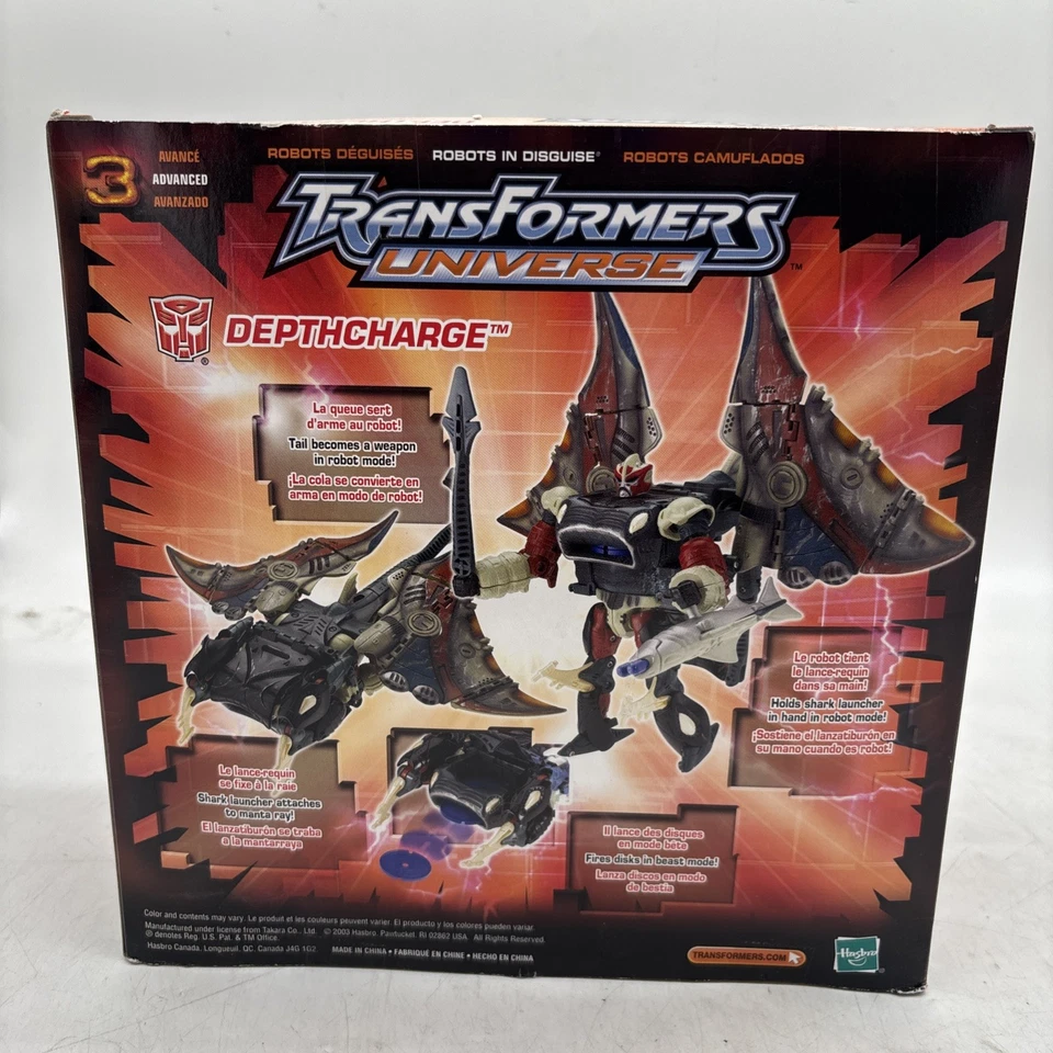 Transformers Universe 2003 Depth Charge Sealed - NEW - Image 3 of 4