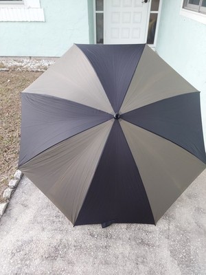 Shed Rain Large Golf  Umbrella Grey & Black