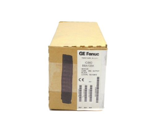 GE FANUC IC660BBA105K NSFS