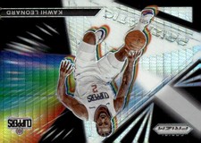 2021-22 Panini Prizm #6 Kawhi Leonard Prizmatic Prizms Hyper