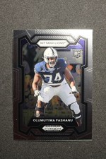 Panini 2024 Prizm Draft Picks Olumuyiwa Fashanu Rookie #145 Penn State Football