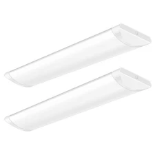 4FT LED Wraparound Puff Lights, 50W/5500LM, 3 Color Temperature Dimmable LED ...