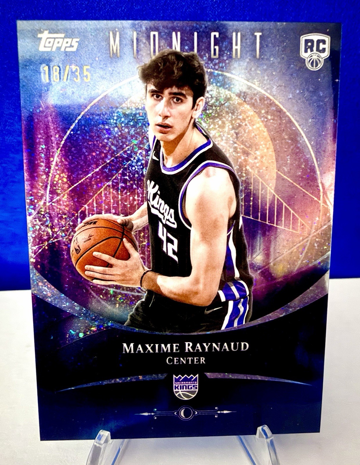 2025-26 Topps Midnight - Maxime Raynaud #97 Winter Solstice 18/35 (RC)