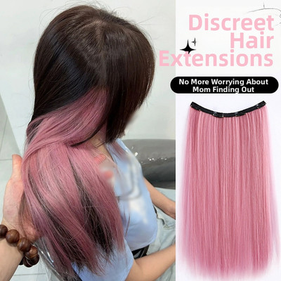Clip In Haarverlängerungen für Natur Schwarz 60cm Classic 60cm Volumen Booster