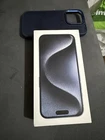 iPhone 15 Pro Unlocked Smartphone 128GB-Blue Titanium-mint