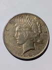 1922-P Peace Silver Dollar, 90% Silver Coin, Very Original