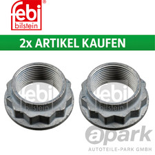 2x Achs-Mutter Achsstummel f&uuml;r MERCEDES E-KLASSE S211/S212/W210/W211/W212 01841
