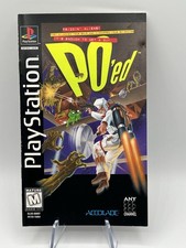 Manual Only PO'ed, for PS1 PlayStation 1, LONG BOX PS1