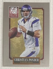 2013 Elite Football Christian Ponder Card #55 Vikings Complete Your Set!