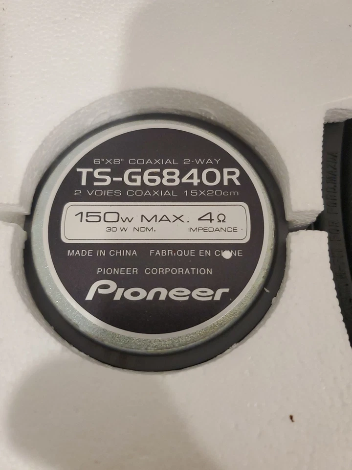 PIONEER TS-G6840R 6"x8" 2-WAY Car Audio Coaxial Speakers 6x8 150 Watt Ford Mazda - Image 4 of 4