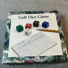 Golf Dice Game With Scorecards 1990 Dayton Hudson