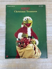 Kermit Presents Christmas Treasures 1986 Songbook Sheet Music Muppets Easy Piano