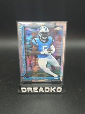 2025 Topps Chrome Football Pulsar Refractor Rico Dowdle #43