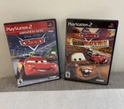 Cars PS2 Bundle Cars and Mater-national Championship Disney Pixar CIB Tested