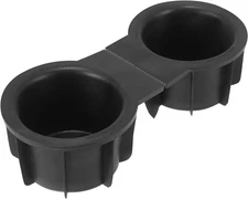 X AUTOHAUX 2pcs Front Row Center Console Auto Car Truck Drink Cup Black 